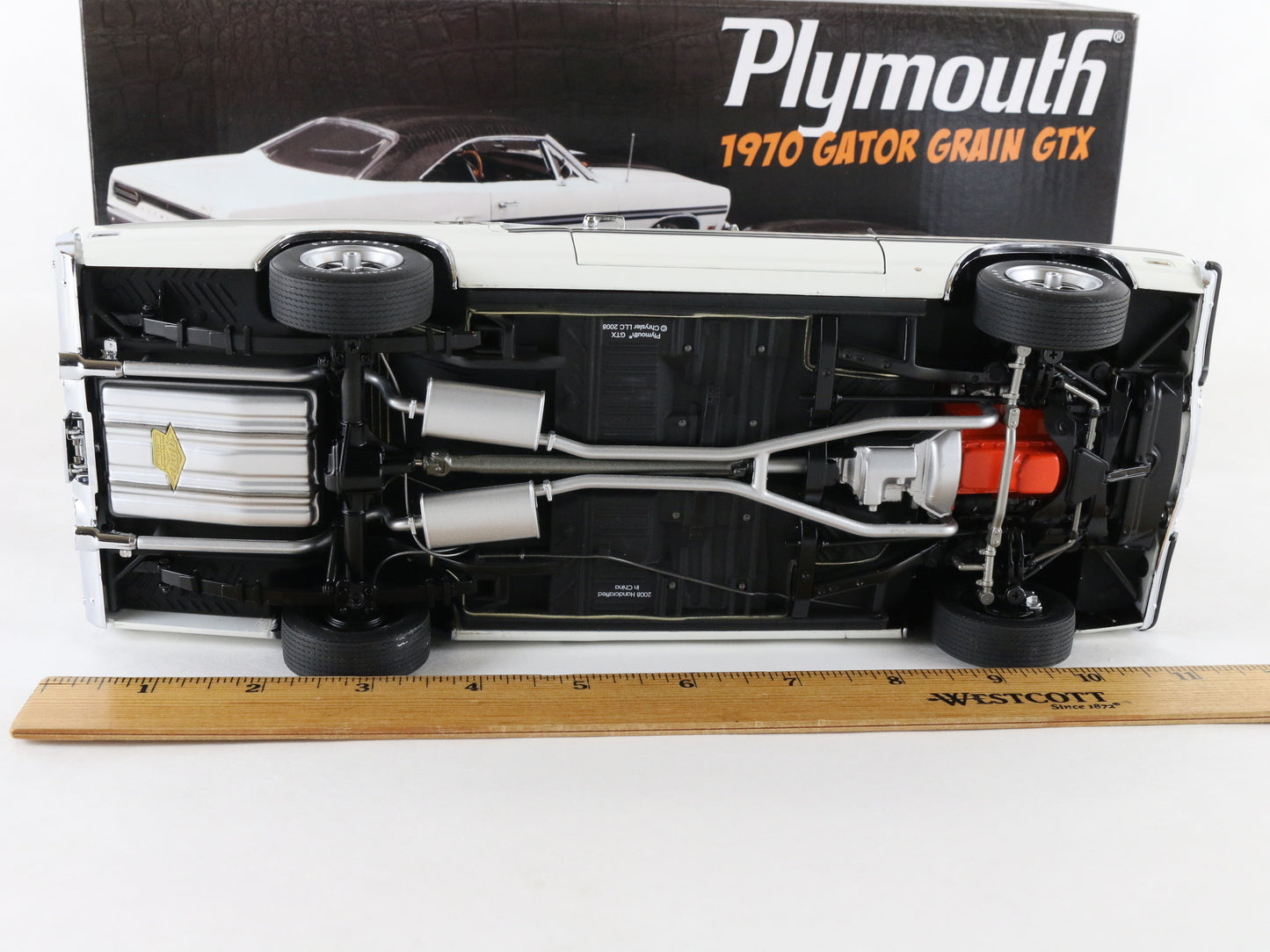 1970 Plymouth Gtx Gator Grain GMP 1:18 Diecast Model G1803121 White Var 1 Of 500