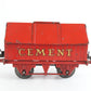 LMS Red Cement Wagon Model Train Hornby Meccano O Model Train 1930s classic British freight rolling stock