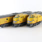 Lot Of 3 Lionel O Union Pacific 988 988b 989 E7 Diesel Locomotives 6-24574 – Set of 3 Lionel O scale Union Pacific E7 diesel locomotives for O gauge train layouts.
