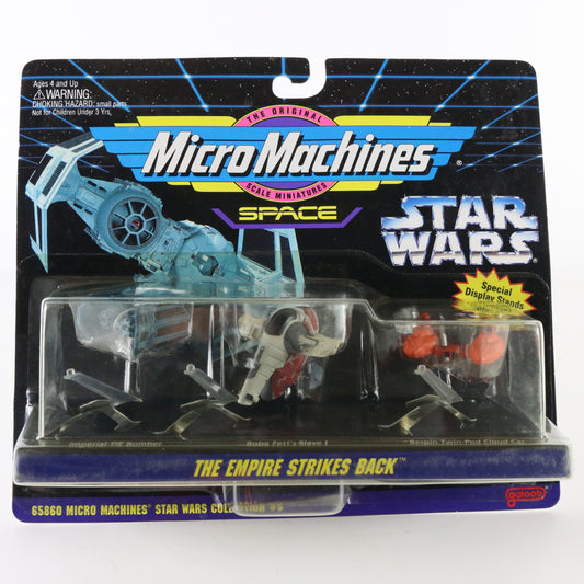 Micro Machines Star Wars Tie Bomber, Slave 1, Cloud Car Galoob