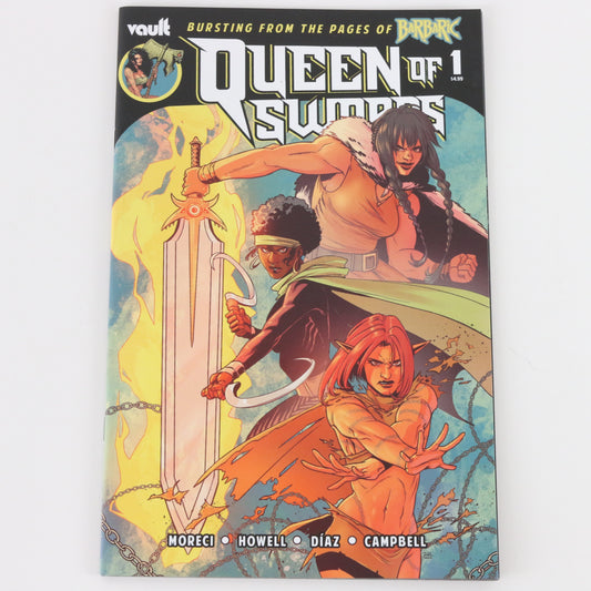 Queen Of Swords Barbaric Issue #1 Vault 1st Print Campbell