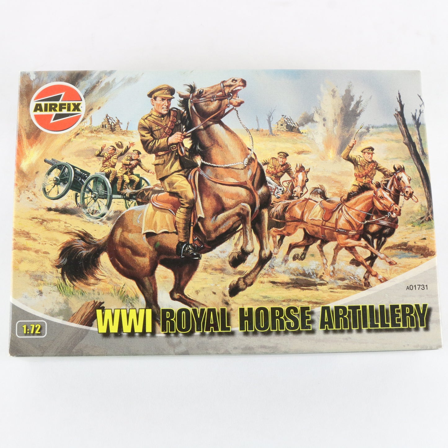 Royal Horse Artillery WWI British Airfix 1:72 A01731 Plastic Model Figures