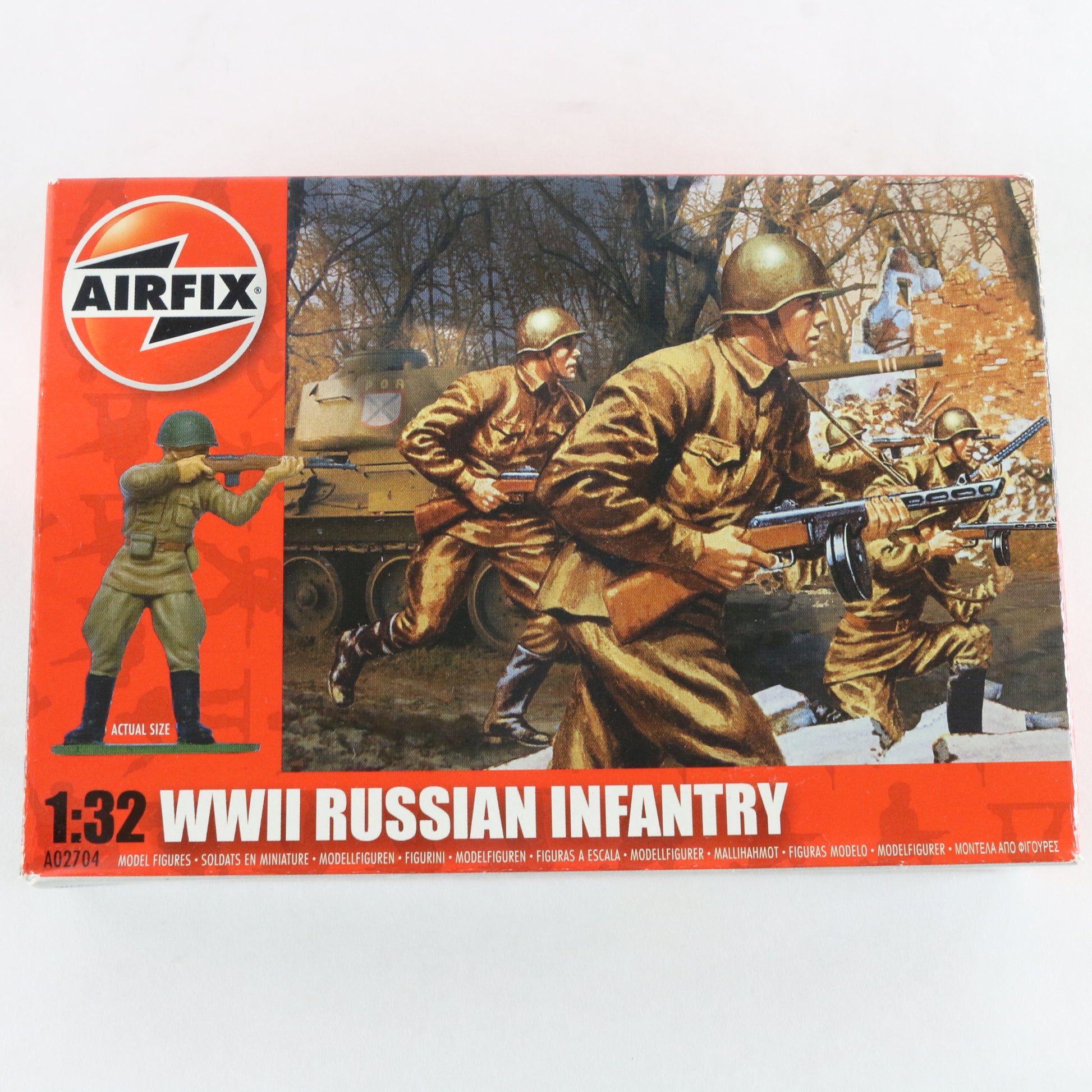 Russian Infantry WW2 Airfix 1:32 A02704 Plastic Model Soldier Figures