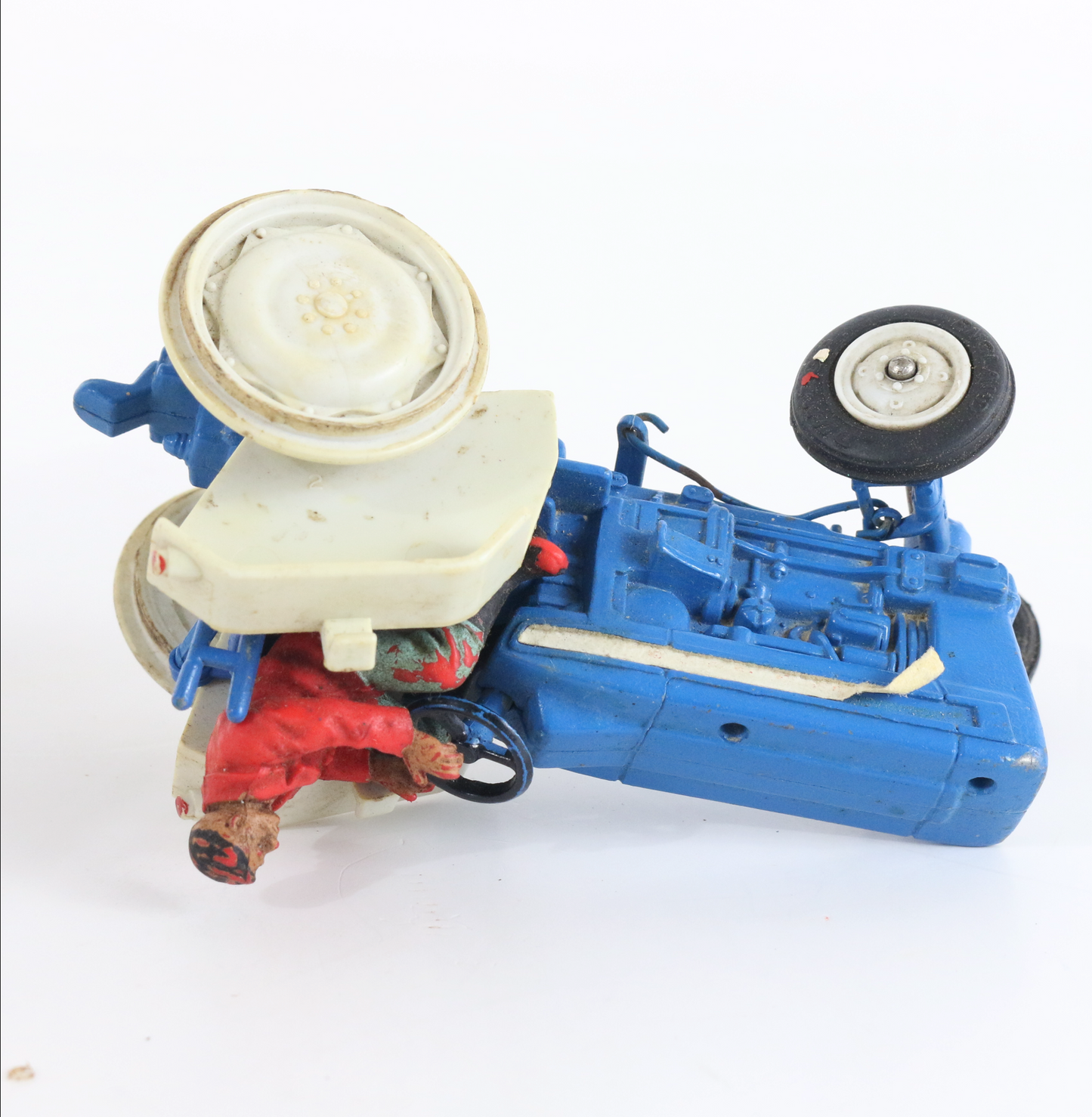 Ford 5000 Blue Tractor W/ Driver Britains Models 4"