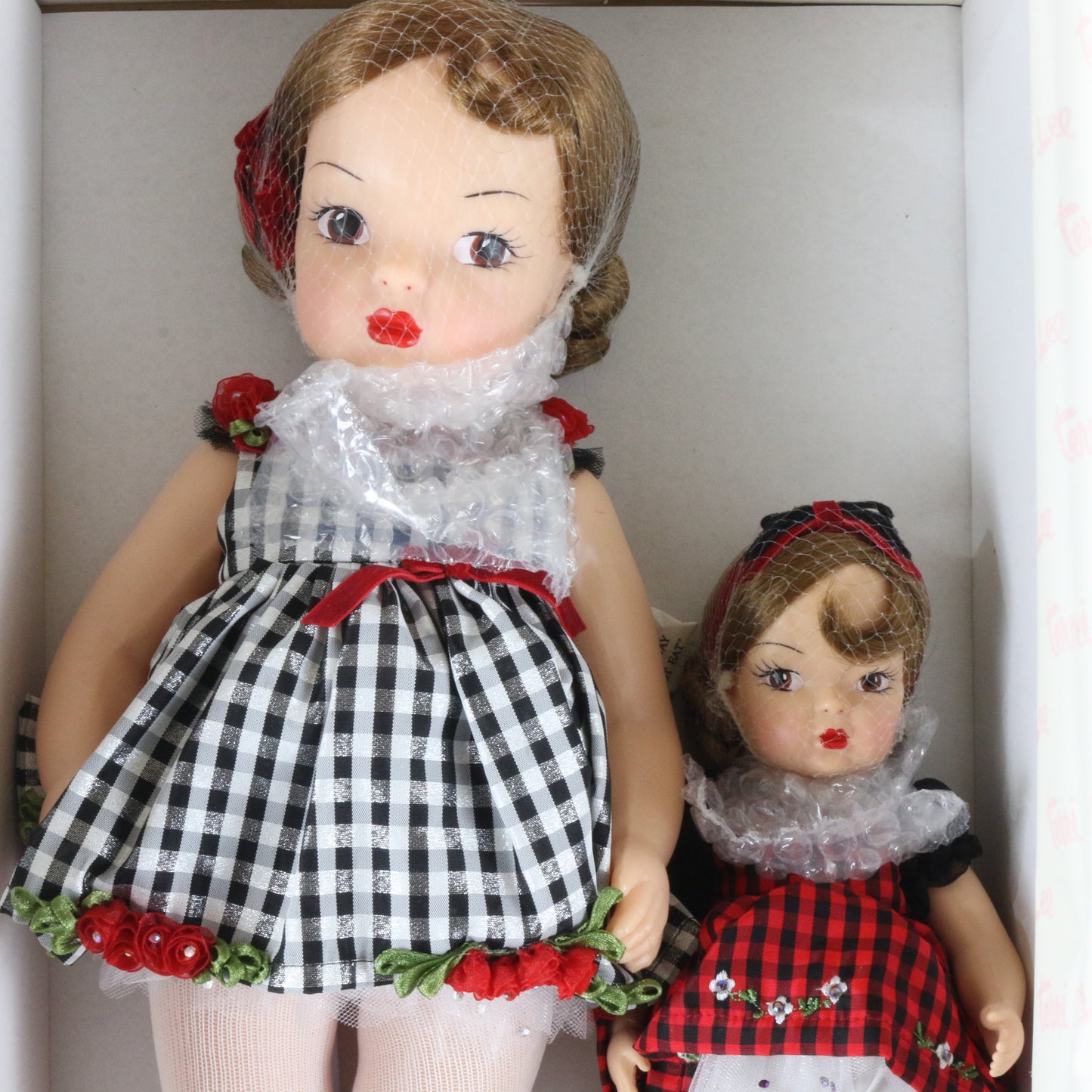 Set Of 2 Terri Lee Holiday & Tiny Terri 16" & 10" Dolls 10020 Artist Edition