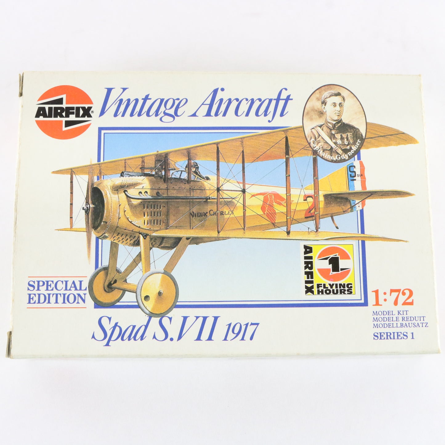 Spad S VII 1917 Vintage Aircraft Special Edition Airfix 1:72 01081 Plastic Kit