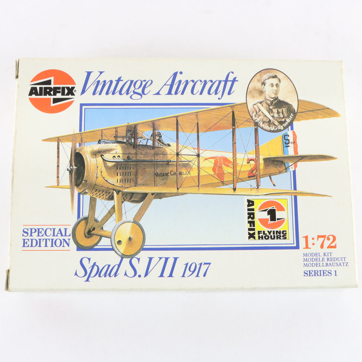 Spad S VII 1917 Vintage Aircraft Special Edition Airfix 1:72 01081 Plastic Kit