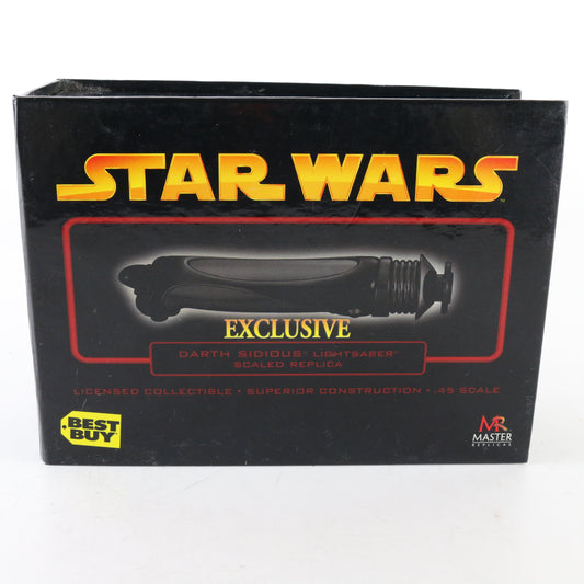 Star Wars Darth Sidious Lightsaber .45  Best Buy Master Replicas SW-324