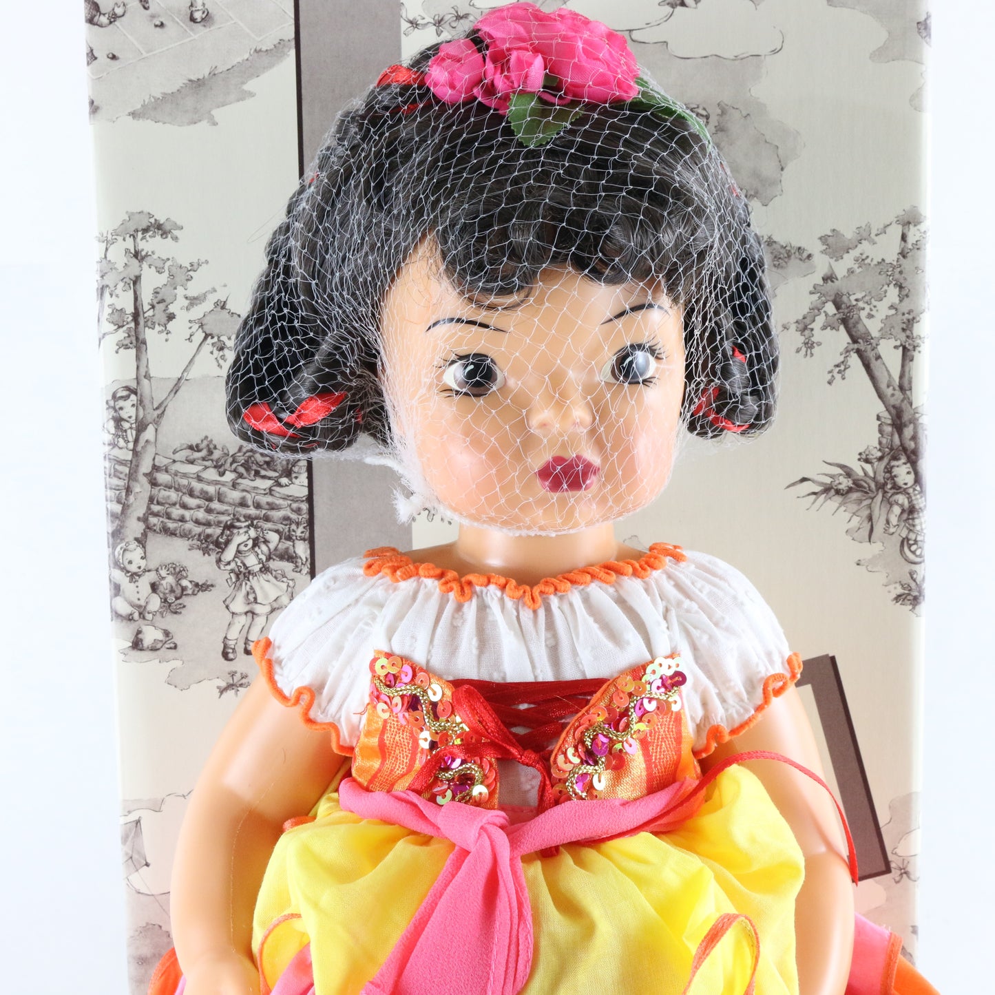 Terri Lee La Chica Folklorica 16" Spanish Vinyl Doll 90021 308/500 W/ Extras