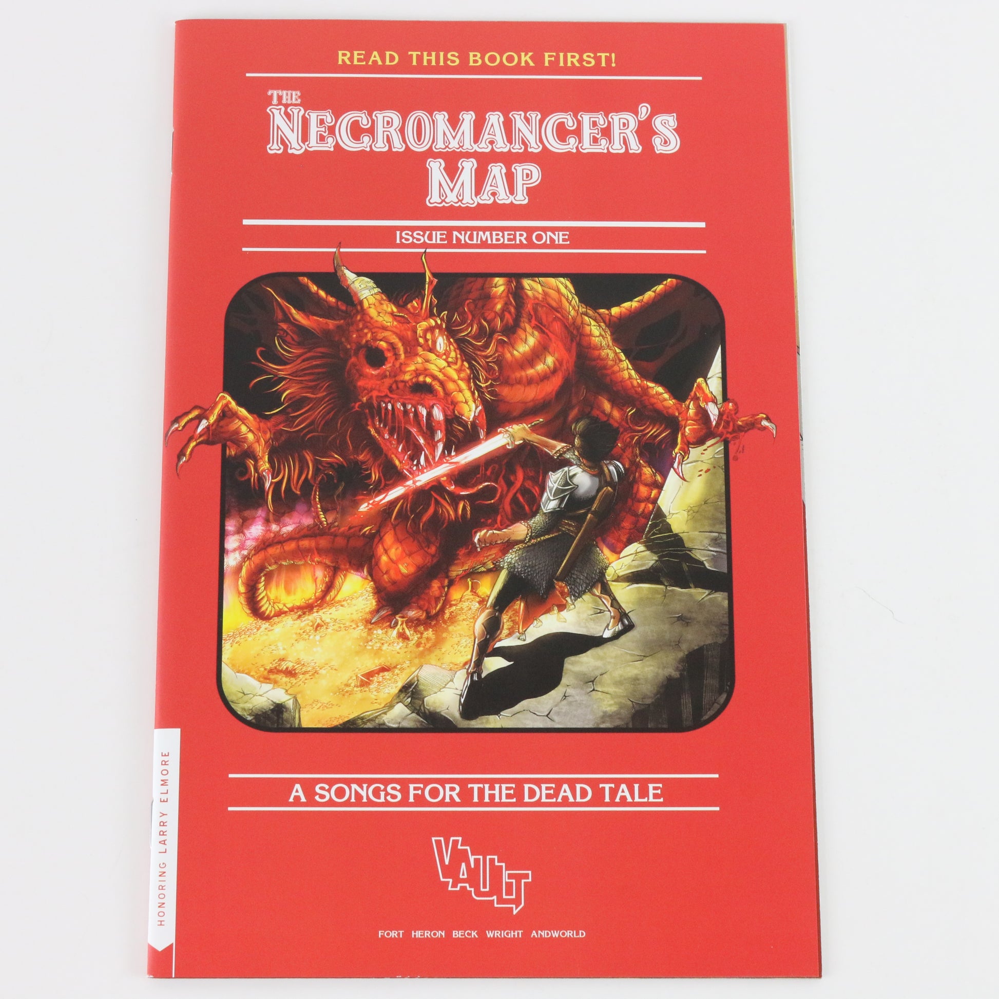 The Necromancers Map Songs For The Dead HOMAGE VARIANT D&D #1 Vault NM Comic