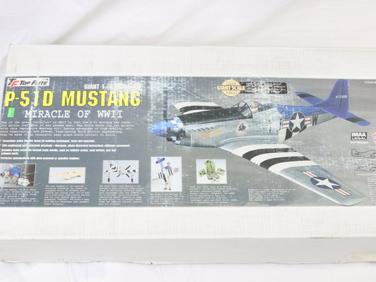 Top Flite Gold Ed. Giant P-51d Mustang 1/5 Scale WW2 84.5" Wingspan RC Kit