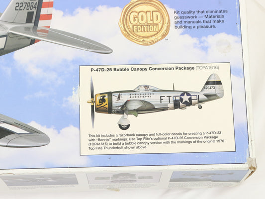 Top Flite Gold P-47d Thunderbolt 63" Wingspan Wood RC Kit