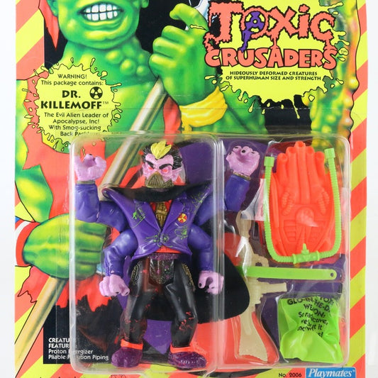 Toxic Crusaders Dr Killemoff Vintage 1991 Playmates Unopened UNOPEN 2006