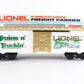 Trains N Truckin 7803 Boxcar Model Train Lionel O 6-7803 truck-themed freight box car collectible