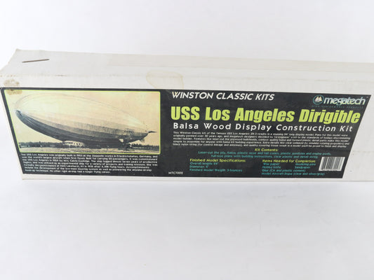 USS Los Angeles Dirigible Balsa Wood Contruction Blimp 24" Kit Megatech MTC7002