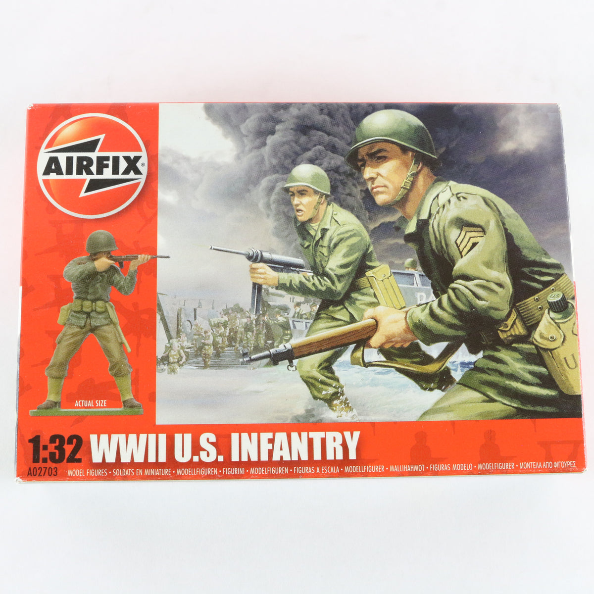 United States US Infantry WWII Airfix 1:32 A02703 Plastic Model Soldier Figures