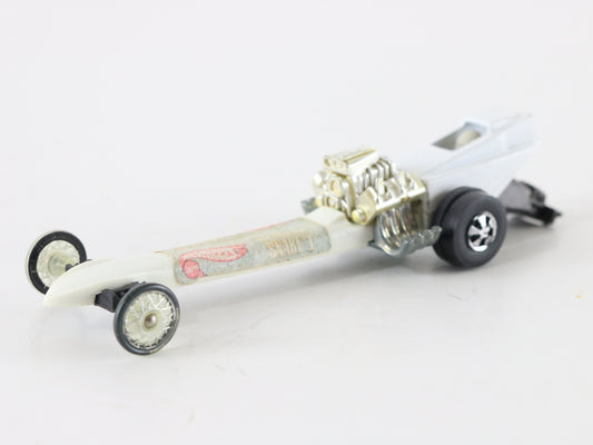 Vintage Hot Wheels Snake 1 Fuel Dragster Don Pruhomme White Mattel 1:64 5951002