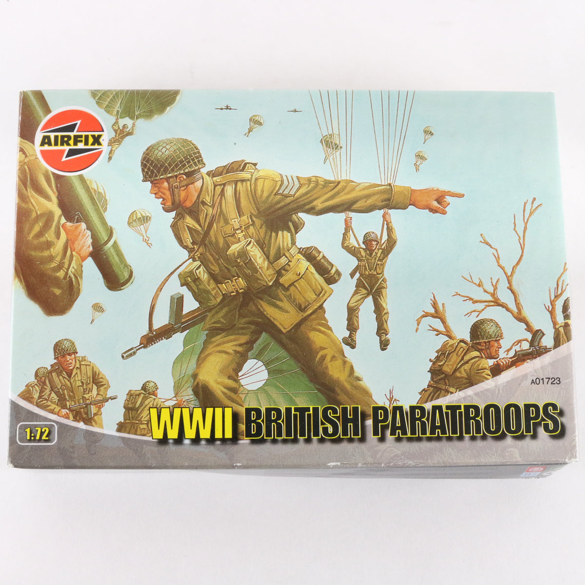 WWII British Paratroops Airfix 1:72 A01723 Plastic Model WW2 Soldier Figures