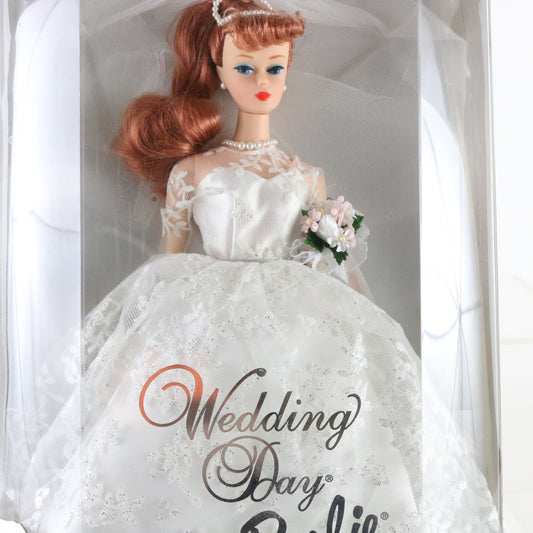Wedding Day 1961 Barbie Red Hair Mattel 17120 1996 nostalgic bridal fashion vintage reproduction