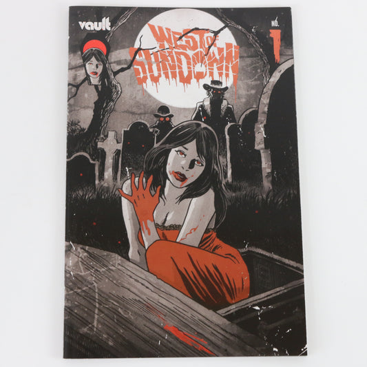 West Of Sundown Issue #1 Vault Shiny Foil Black & Gray 1st Print Francavilla NM