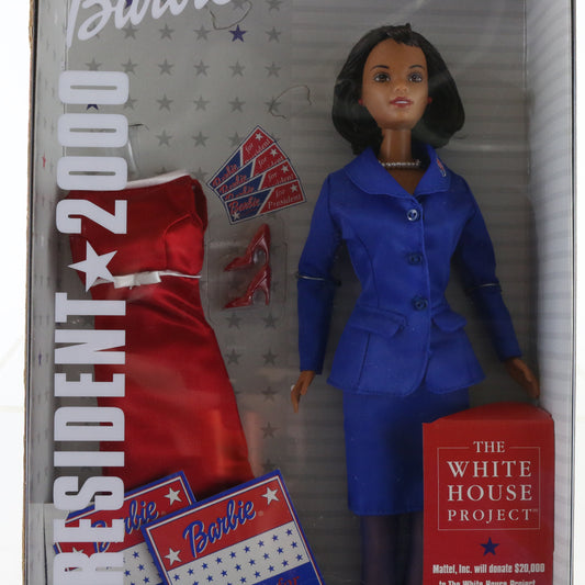 White House President 2000 Barbie Black Hispanic Mattel 26289 Toys R Us exclusive diverse presidential theme