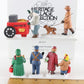 Dept 56 Heritage Village City People Set Of 5 Porcelain Christmas Figures 5965-0