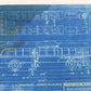 Milwaukee Electric Plan Elevation St Louis TR TRS Trolley Blueprint 1949 11"