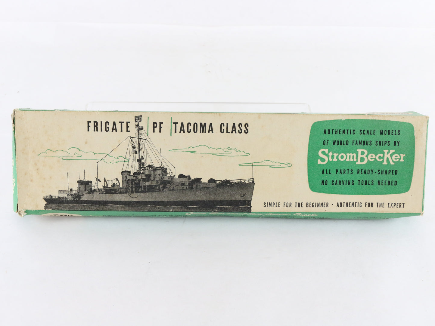 USS Tacoma Patrol Frigate Strombecker C17 Wood Military Ship Kit