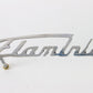 Lancia Flaminia Super Sport 9" Metal Emblem Badge Script Part