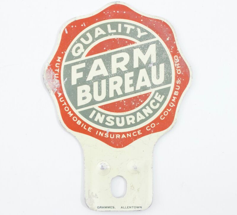 Farm Bureau Insurance Mutual Automobile Insurance Co Columbus 4��� 1940s Topper