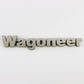  1980s Jeep Wagoneer Metal Nameplate Emblem Badge 7.25"