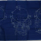 Chesapeake & Ohio C&O T1 Locomotive Elevation Sections Blueprint 1930 122"