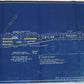 Santa Fe Flat Car Lettering Train Blueprint 26-c 1364 Nov 2 1926 49.75"