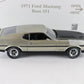 1971 Ford Mustang Boss 351 Fastback Metallic Pewter Danbury Mint 1:24 Diecast