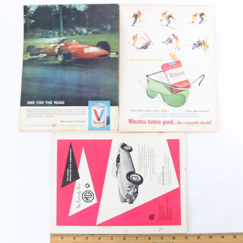 Lot Of 3 Sport Cars Illustrated & Graphic Jan 1964 Dec 1969 Oct 1956 Car Mags