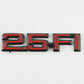  Chevy Celebrity 2.5 Fi Red & Black Emblem Badge 4.25"