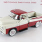 1957 Dodge Sweptside D100 Red White Danbury Mint 1:24 Diecast Model Truck