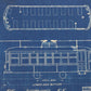 Milwaukee Electric Plan & Elevation Cars 60-76 Trolley Blueprint 1922 10"