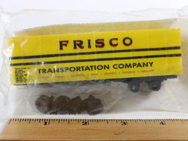 32' Frisco Van Trailer Yellow & Black Walthers HO 1:87 933-1623