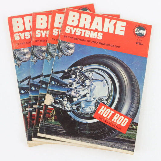 Lot Of 4 Brake Systems Spotlite 523 1962 Vintage Hot Rod Magazines