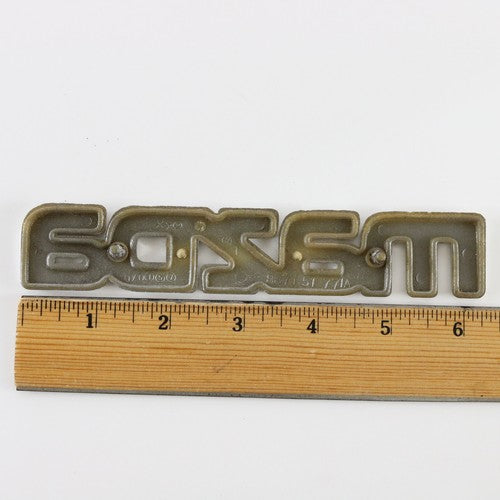Mazda Exterior Silver Plastic Automobile Badge Emblem 6.25"