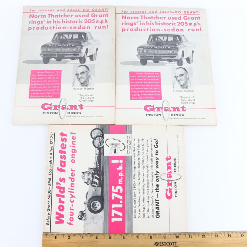 Lot Of 5 Popular Hot Rodding January & February 1965 Vintage Car Magazines