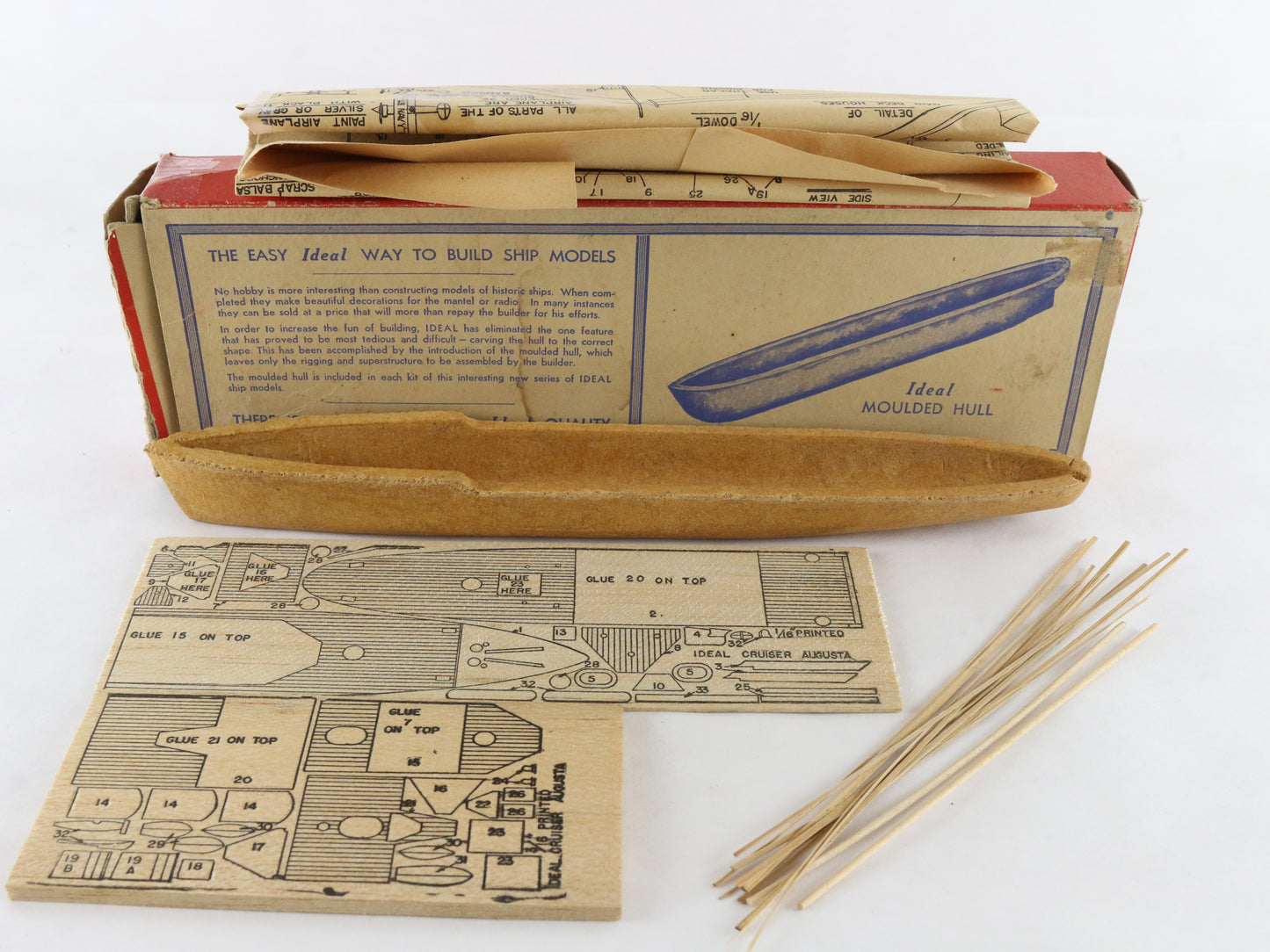Cruiser Augusta Ideal Models Wooden Ship Kit 1106
