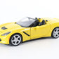 2014 Chevy Corvette Stingray Yellow Maisto 1:24 Model Car