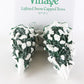 Dept 56 Village Set Of 2 Lighted Snow Capped Trees Christmas Accessories 52604
