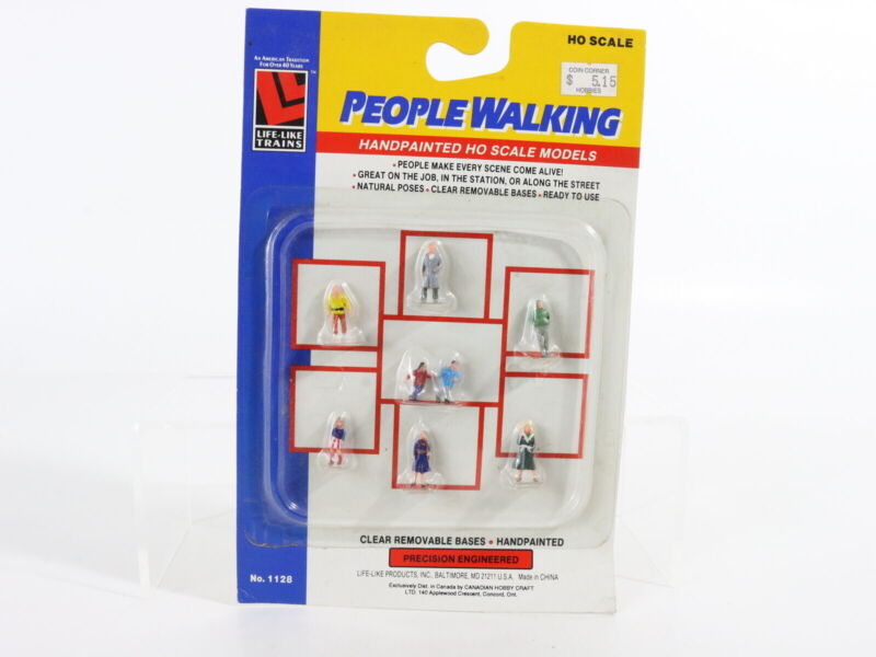 People Walking Handpainted Figures Life Like Trains HO 1:87 1128