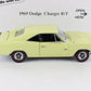 1969 Dodge Charger R/T Coupe Yellow Black Danbury Mint 1:24 Diecast Model