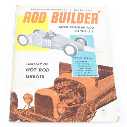 Rod Builder Most Popular Rod In The Us 1956 VOL 1 #1 VINTAGE HOT ROD