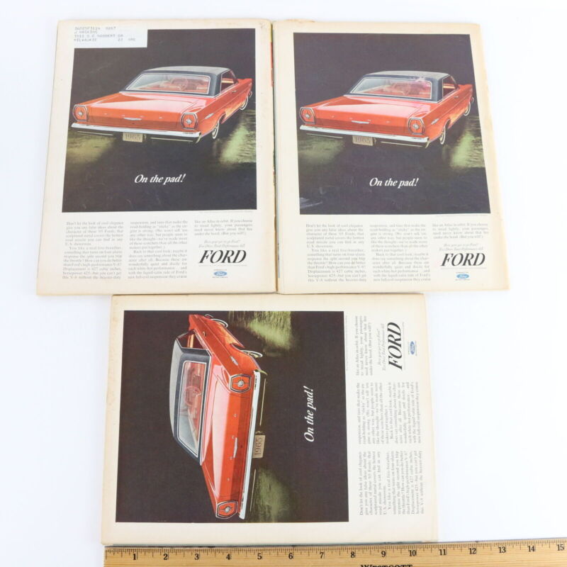 Lot Of 8 Hot Rod Looks At Disc Brakes December 1964 Vintage Car Magazines