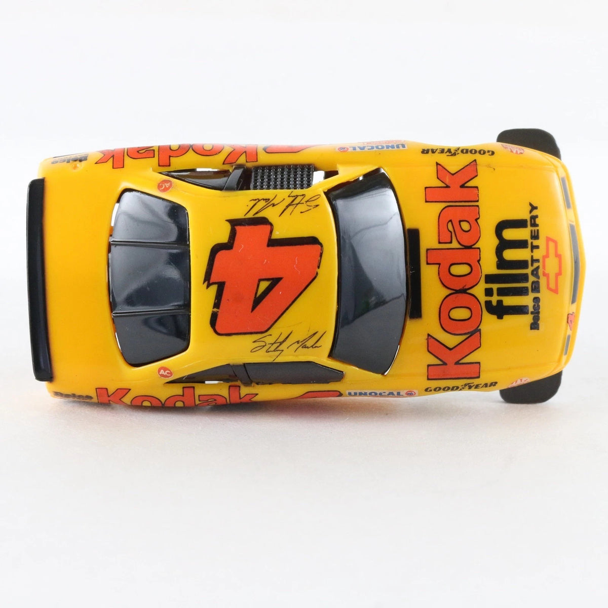 Tyco TCR Chevrolet Lumina #4 Kodak Yellow Red Slotless HO Slot Car
